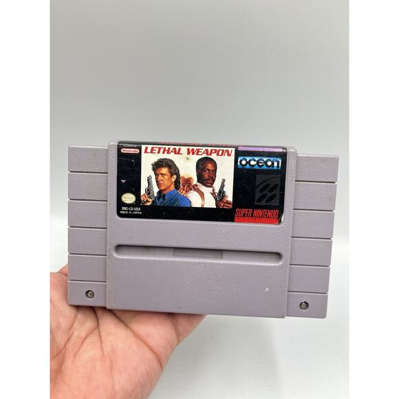 Lethal Weapon Super Nintendo SNES Game Authentic Tested Working - Picture 1 of 5